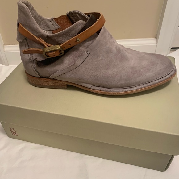 NWT A.S.98 Nottingham Gray Boots - 40 - Picture 5 of 8